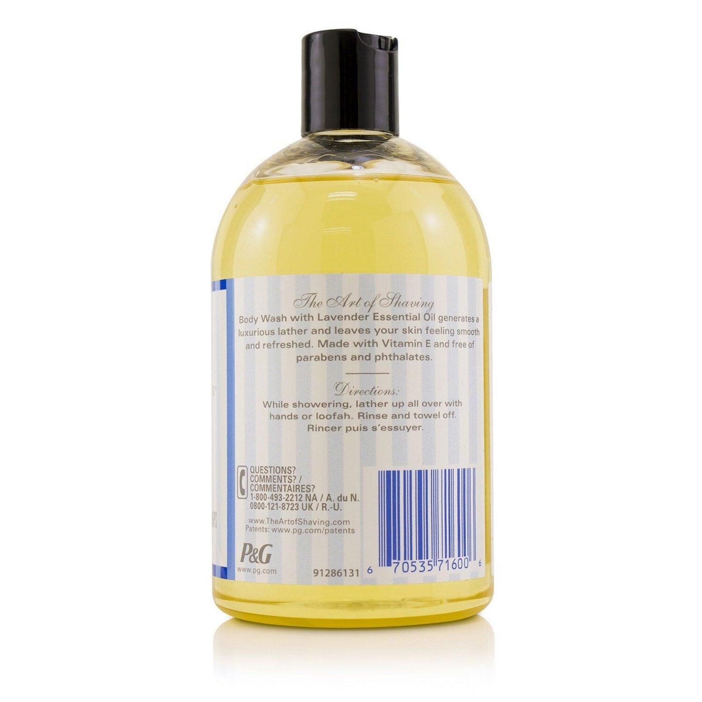 THE ART OF SHAVING - Body Wash - Lavender Essential Oil 71600 480ml/16.2oz