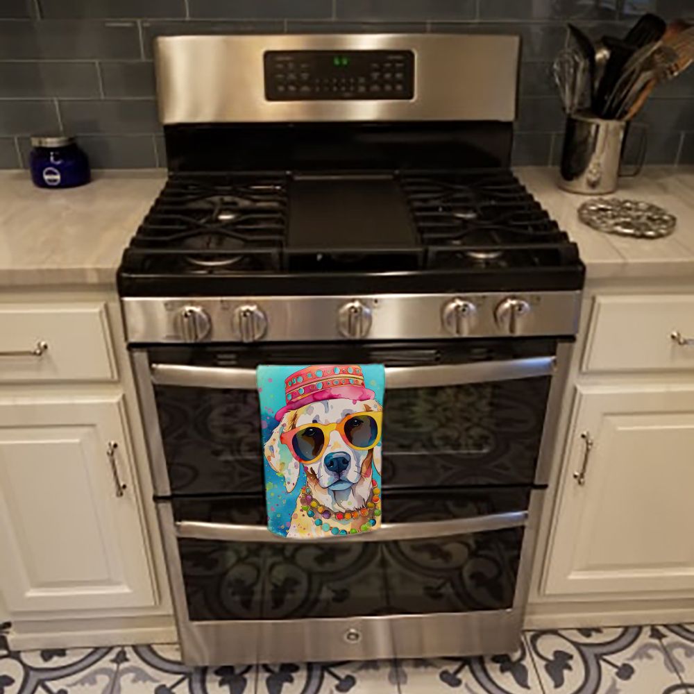 Hippie Dawg Kitchen Towel Dish Cloths Guest Hand Towel Decorative Bathroom Towel for Face,Tea, Dishcloth, Kitchen and Bath
