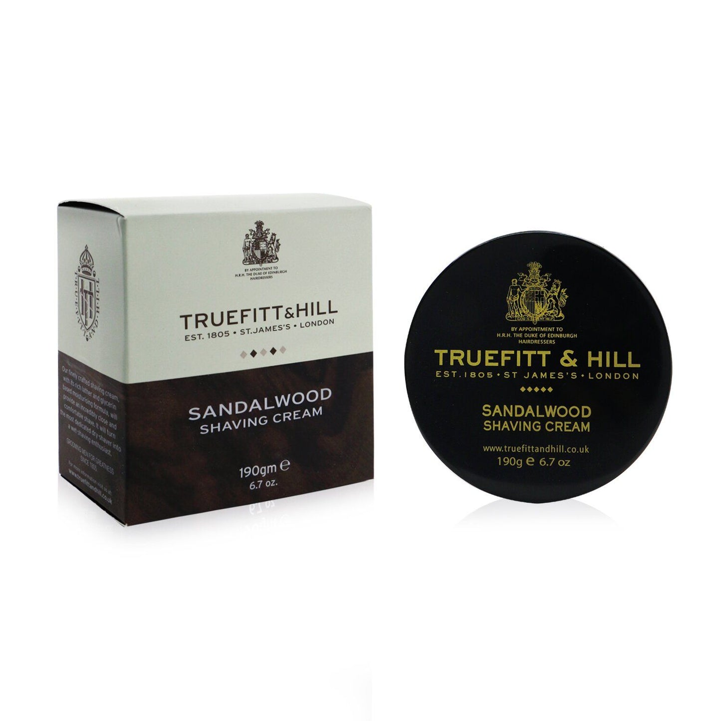 TRUEFITT & HILL - Sandalwood Shaving Cream 00552 190g/6.7oz