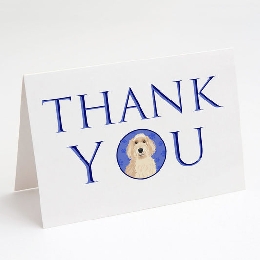 Doodle Fawn #2 Thank You Greeting Cards Pack of 8 Blank Cards with Envelopes Whimsical A7 Size 5x7 Blank Note Cards