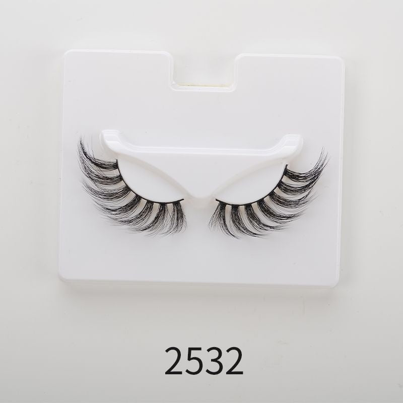 25mm Angel Winged Eyelashes Handmade Thick Theatrical Curly Fake Eyelash Black Natural Long Lash For Eyelash Extension WholesaleDetails