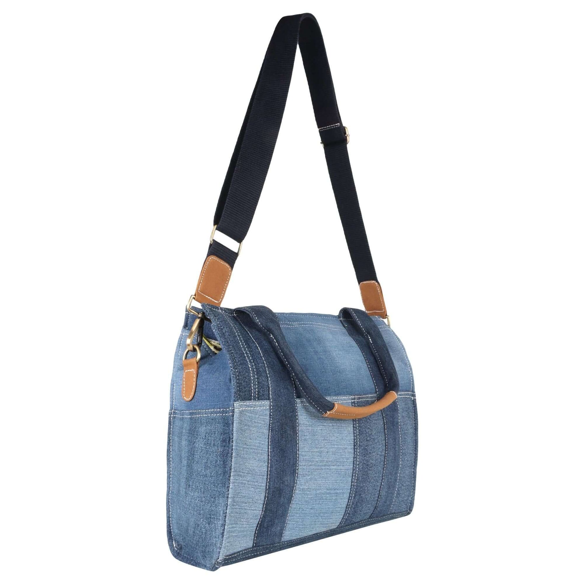 Helly Denim Crossbody W/ Handles
