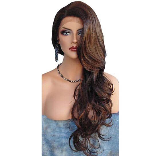 Women Fashion Long Wavy Curly Hair Cospaly Costume Full Wigs Hair Extension - Clothes For Her Online Store