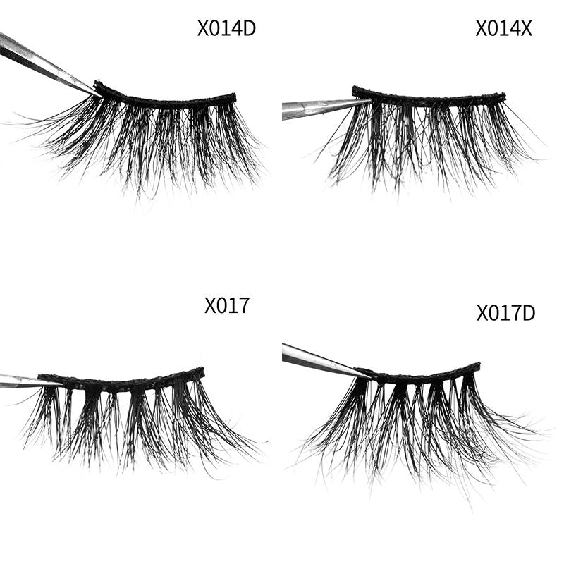 1Pair Mink Eyelashes Soft Natural Curl Half Eyelash For Eye Makeup Eye End Thicky Messy Handmade Lashes Hotsale Lash WholesaleDetails