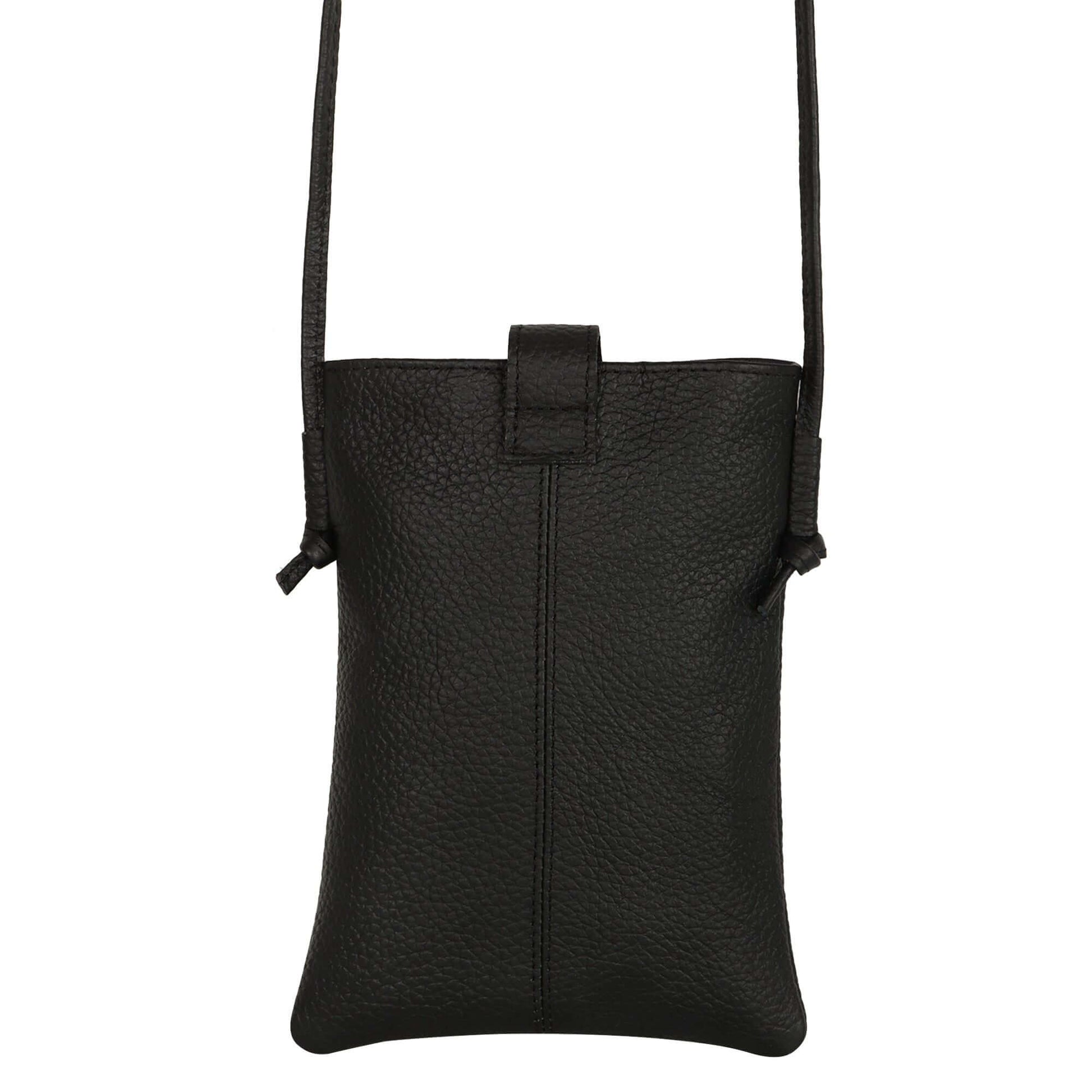 Jennie Small crossbody bag w/ slim strap closure & tassel - Black