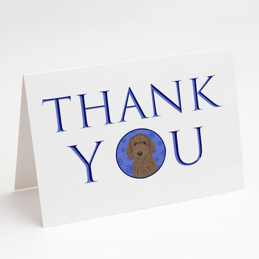 Doodle Chocolate #2 Thank You Greeting Cards Pack of 8 Blank Cards with Envelopes Whimsical A7 Size 5x7 Blank Note Cards