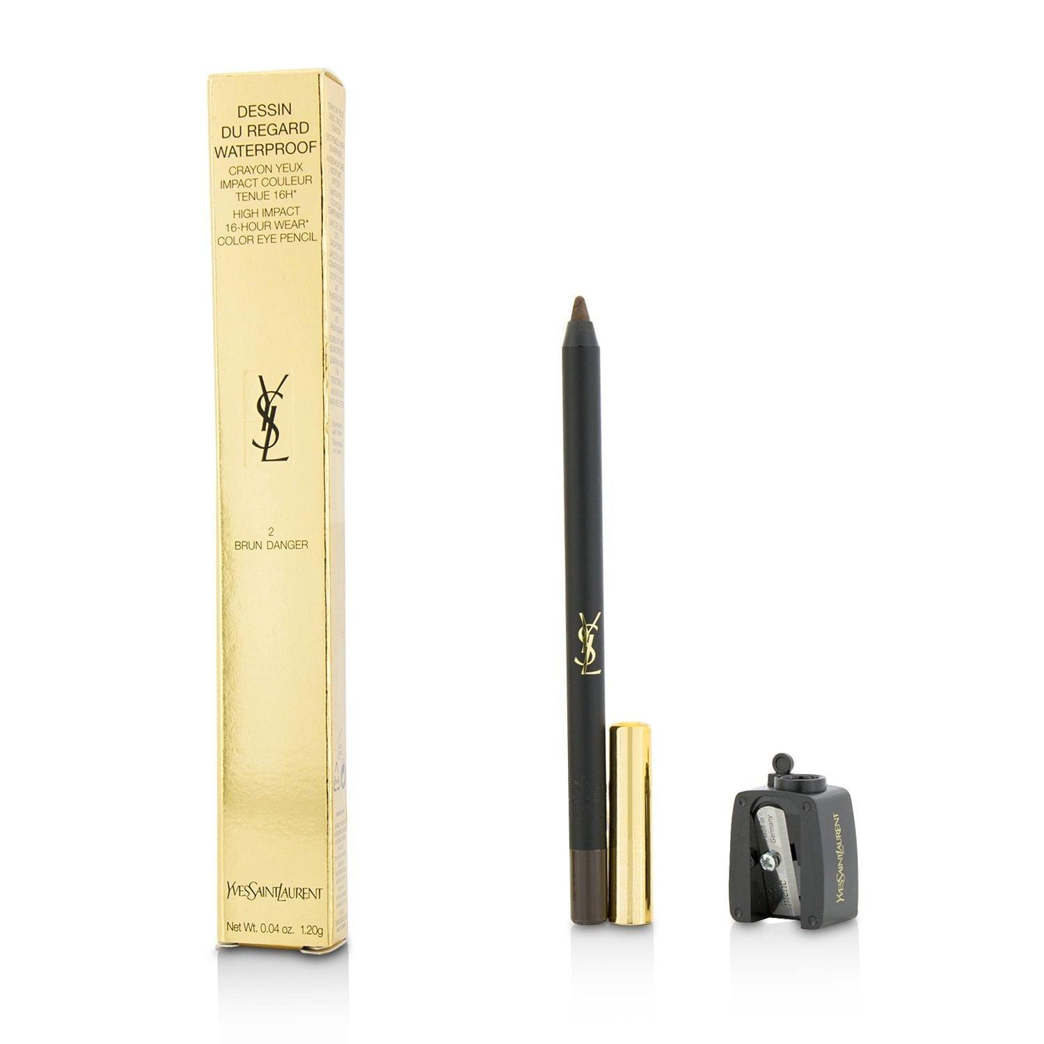 YVES SAINT LAURENT - Dessin Du Regard Waterproof High Impact Color Eye Pencil - # 2 Brun Danger L9301800 / 269638 1.2g/0.04oz