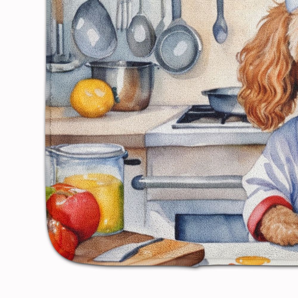 Cockapoo The Chef Memory Foam Kitchen Mat Machine Washable Anti-Fatigue Mat Cushion Comfort Bath Mat or Kitchen Rug