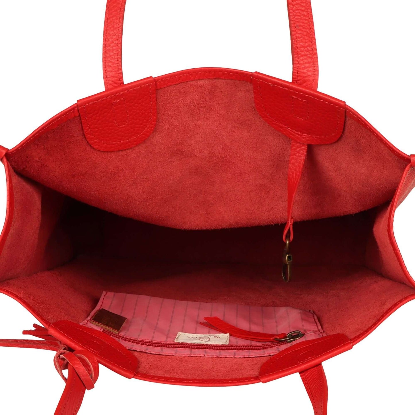 Rue Book Shop Tote - Vibrant Red