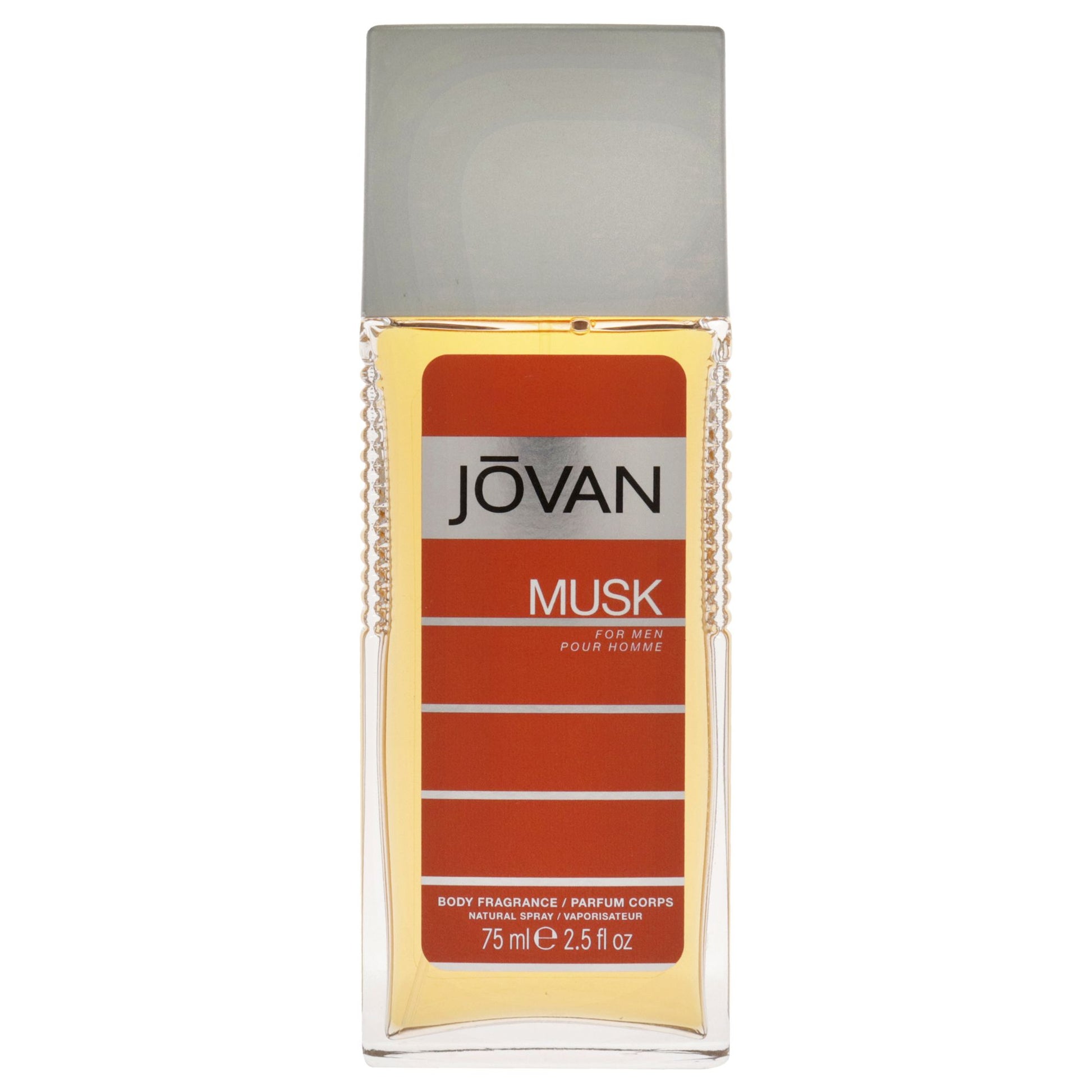 Jovan Musk by Jovan for Men - 2.5 oz Body Fragrance (Unboxed) - Clothes For Her Online Store