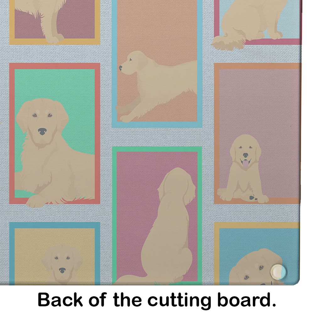 NEW Lots of Golden Retriever Glass Cutting Board Decorative Tempered Glass Kitchen Cutting and Serving Board Large Size Chopping Board