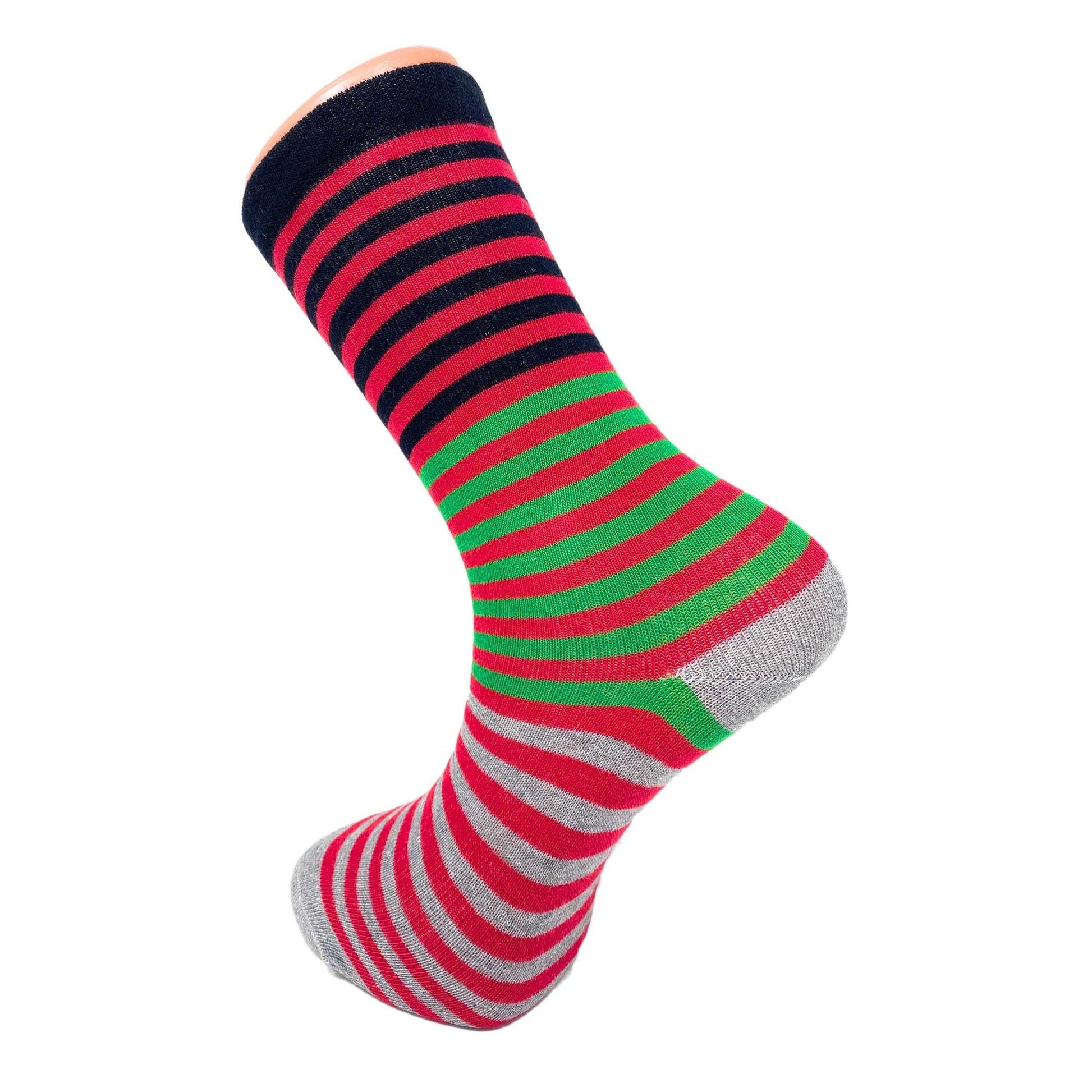 Colorful Funny Socks Novelty Crazy Cotton Crew Dress Socks 6 Pairs