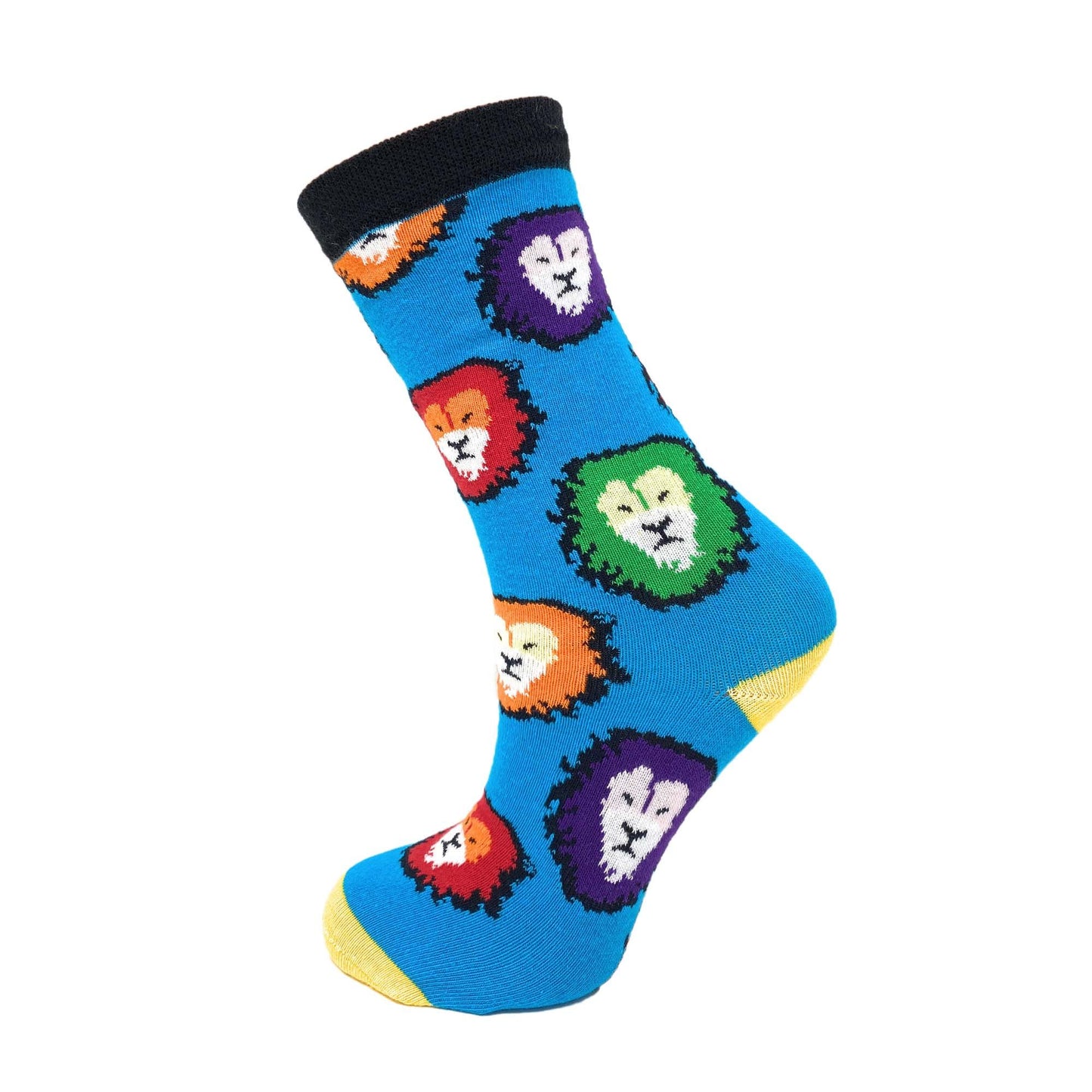 Colorful Funny Socks Novelty Crazy Cotton Crew Dress Socks 6 Pairs