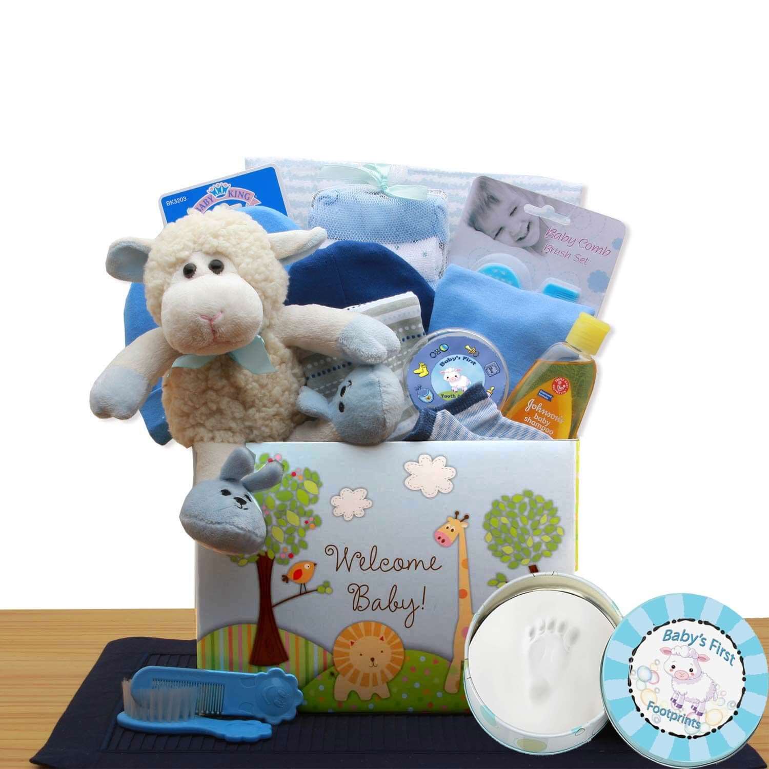 Welcome New Baby Gift Box - Blue