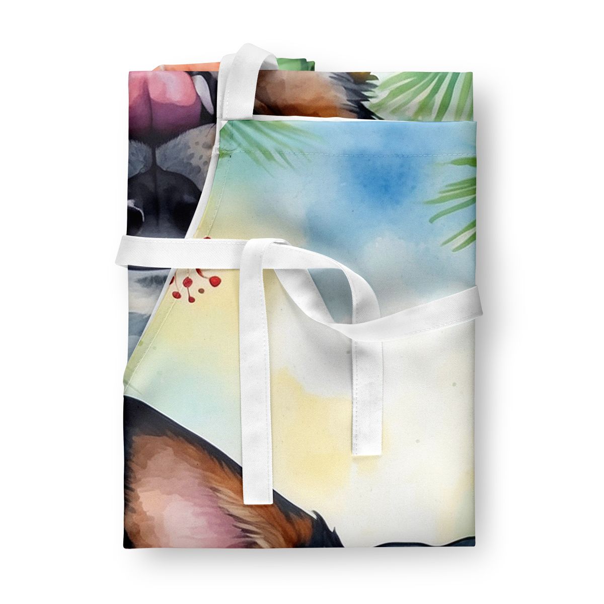 Australian Cattle Dog Luau Apron Cooking Kitchen Server Baking Crafts Gardening for Adult Women Men, Unisex, Large, Multicolor