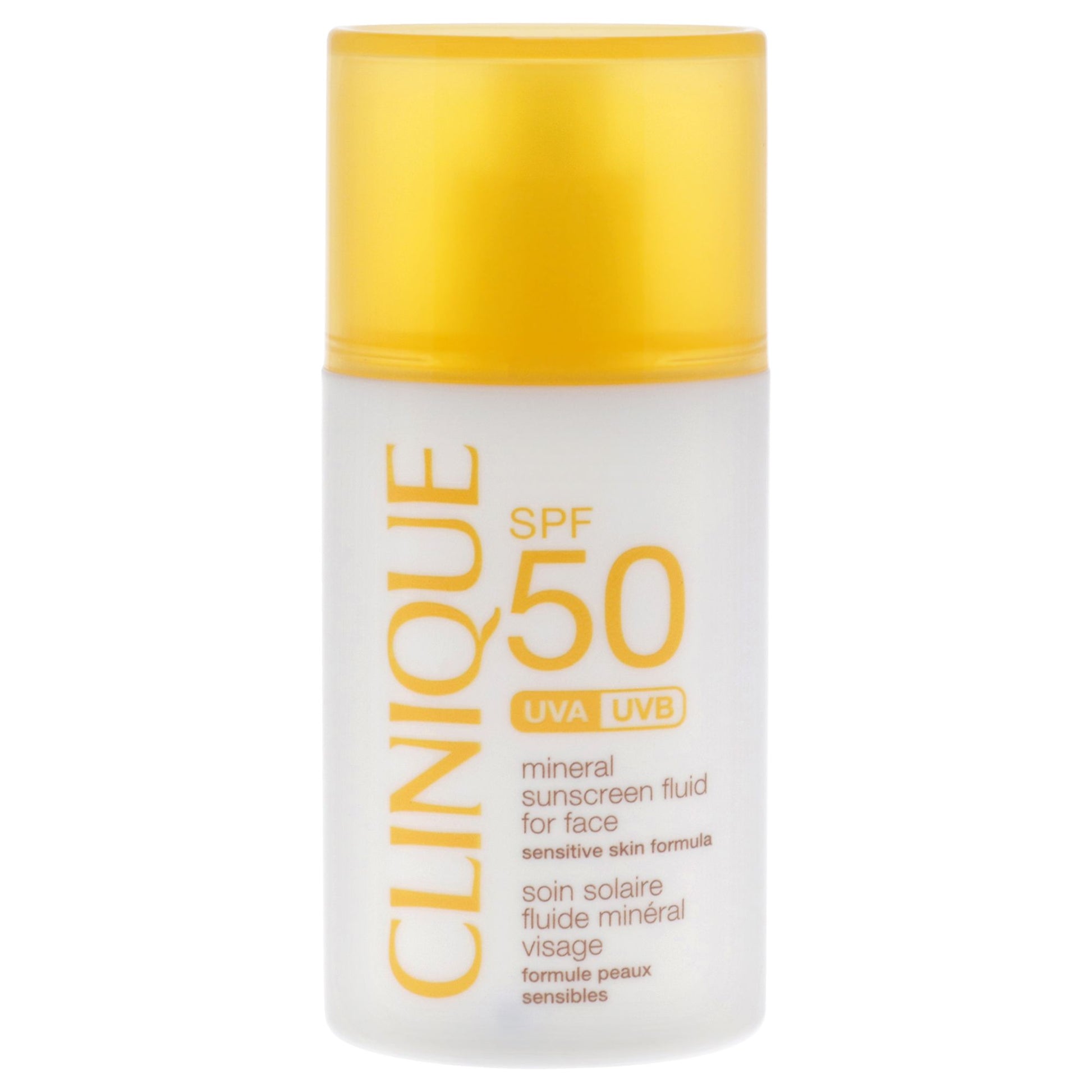 Mineral Sunscreen Fluid for Face SPF50 by Clinique for Women - 1 oz Sunscreen