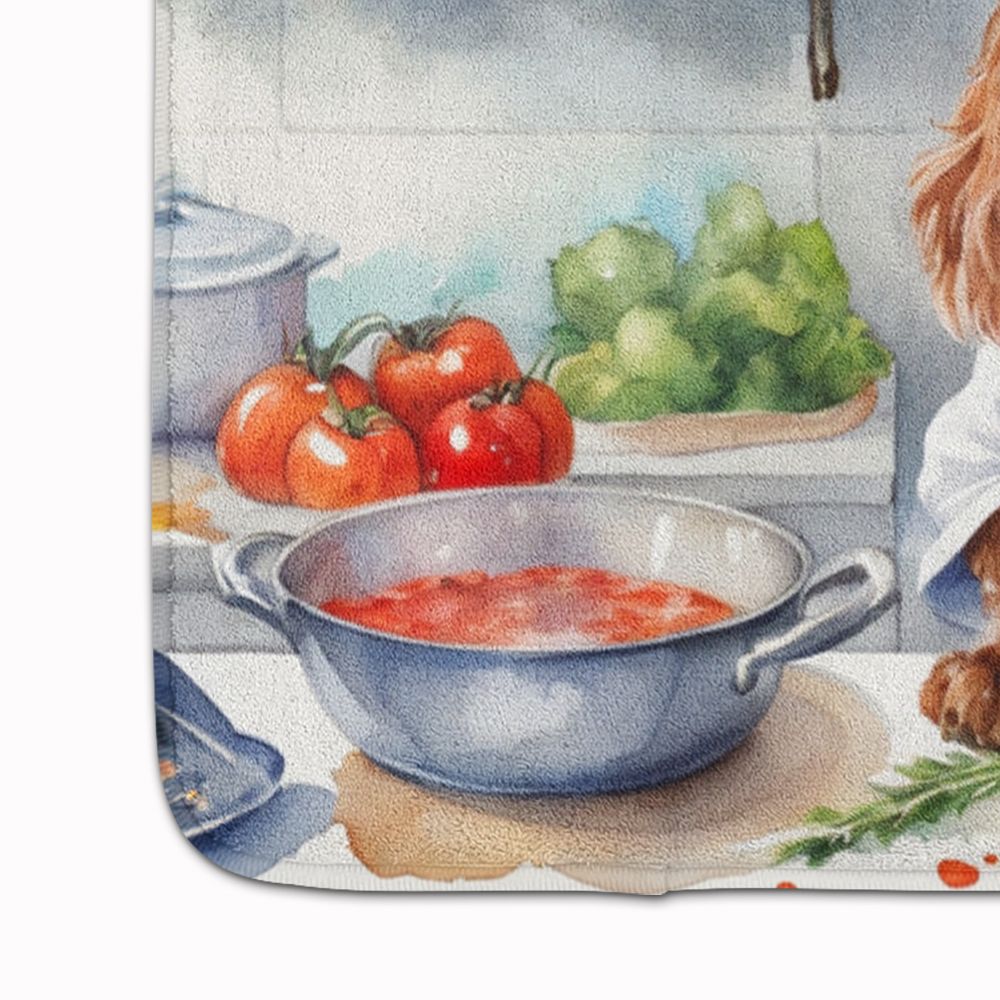 Cocker Spaniel The Chef Memory Foam Kitchen Mat Machine Washable Anti-Fatigue Mat Cushion Comfort Bath Mat or Kitchen Rug