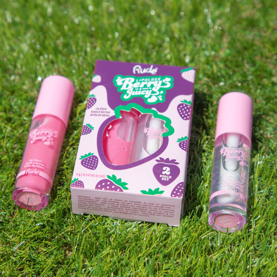 RUDE Berry Juicy Lip Gloss Duo