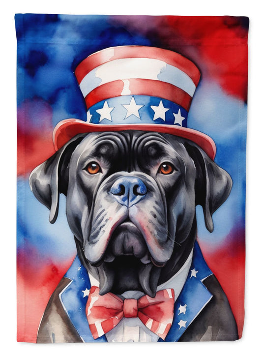 Cane Corso Patriotic American Garden Flag Mailbox Flag Decorative Yard Flag Banner Outside Patio Artwork Yard Flower Beds, Garden Size, Multicolor