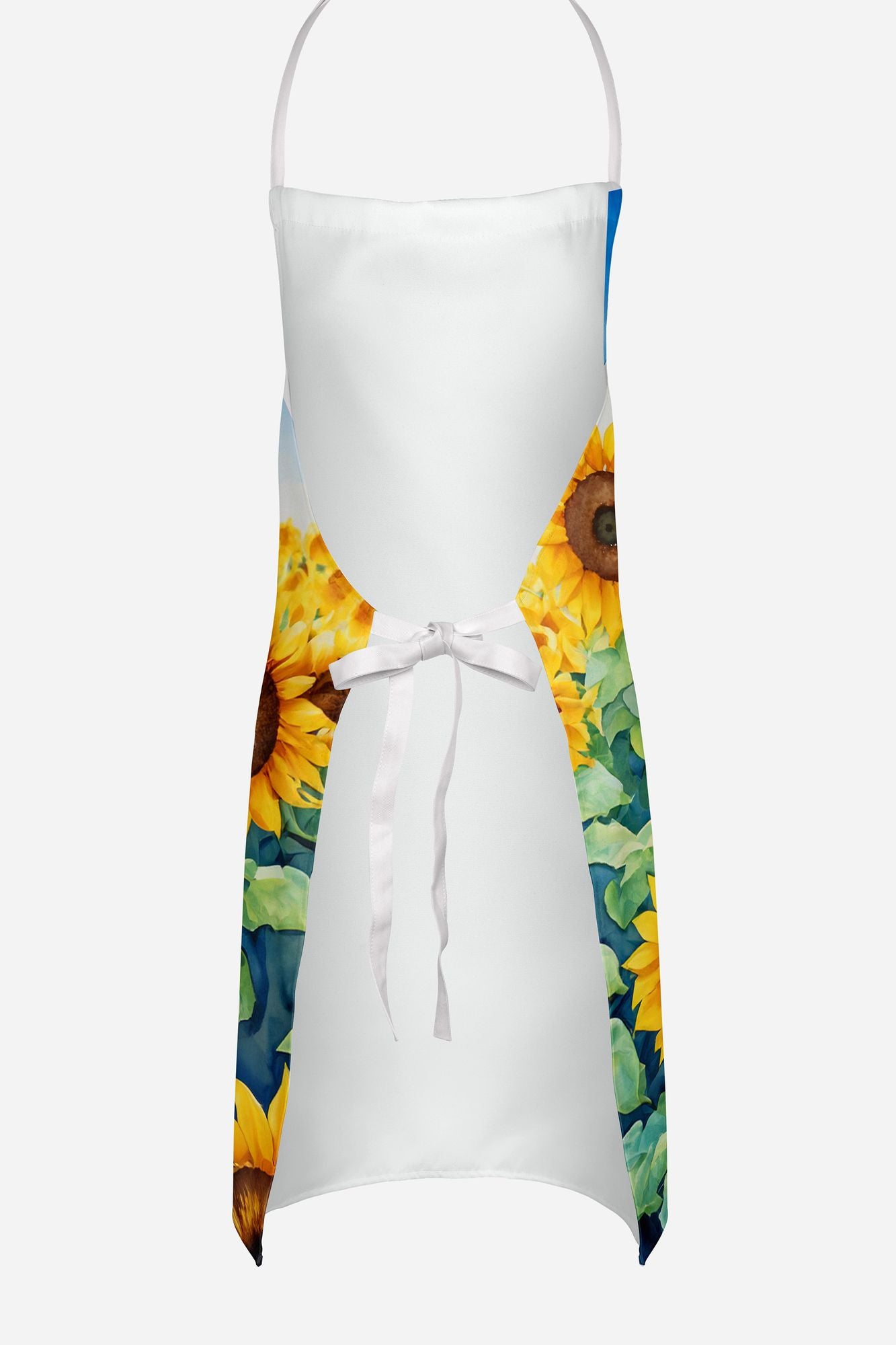 German Shepherd in Sunflowers Apron Cooking Kitchen Server Baking Crafts Gardening for Adult Women Men, Unisex, Large, Multicolor