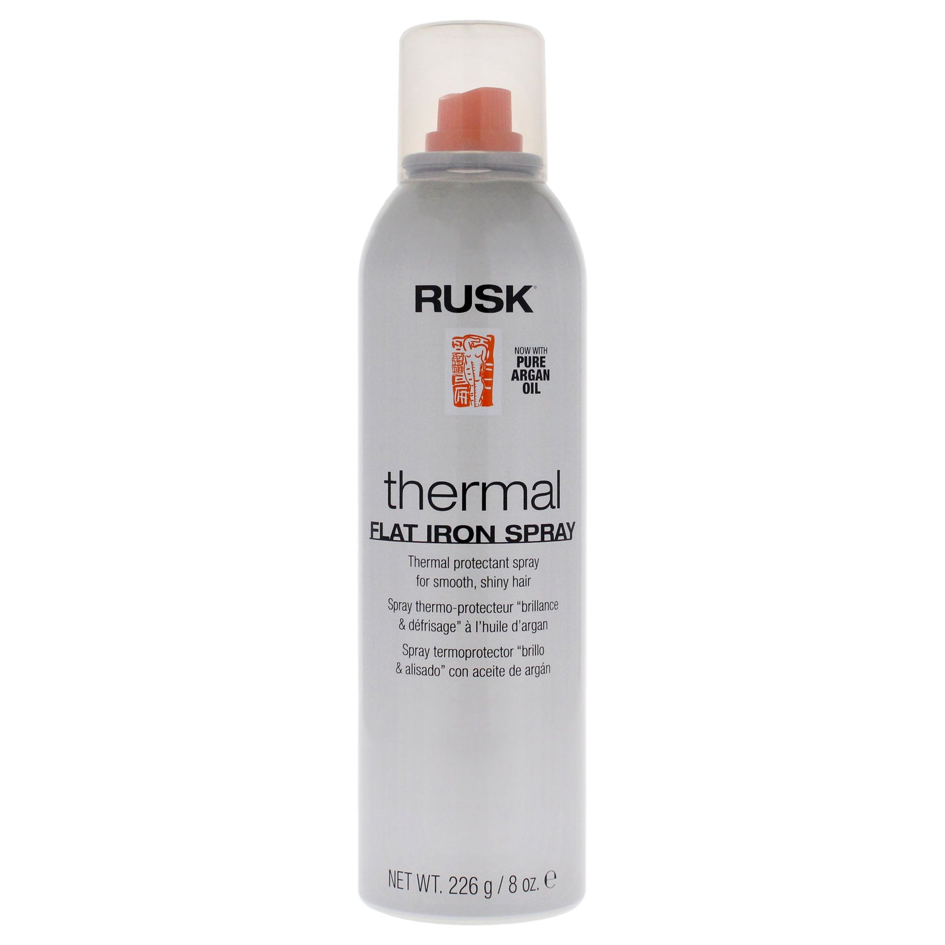 Thermal Flat Iron Spray by Rusk for Unisex - 8.8 oz Hair Spray