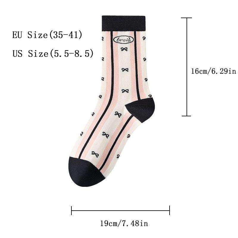Womens Crew Socks Casual Knit Comfy Seamless Breathable Cool Dress Socks For Outdoor Sports Running Fitness Cycling - Clothes For Her Online Store