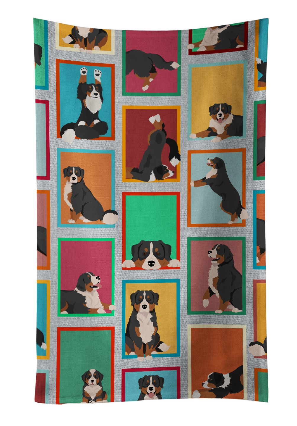 Lots of Bernese Mountain Dog Kitchen Towel Dish Cloths Guest Hand Towel Decorative Bathroom Towel for Face,Tea, Dishcloth, Kitchen and Bath