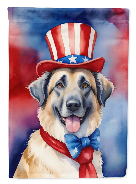Anatolian Shepherd Patriotic American Garden Flag Mailbox Flag Decorative Yard Flag Banner Outside Patio Artwork Yard Flower Beds, Garden Size, Multicolor