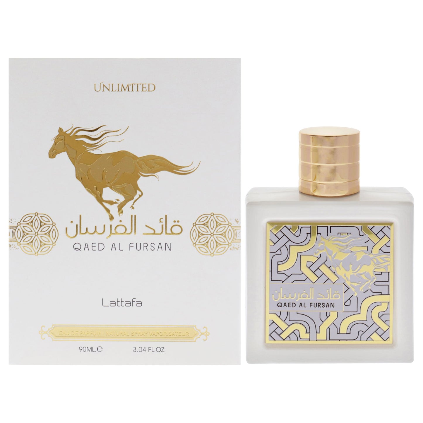 Qaed Al Fursan Unlimited by Lattafa for Men - 3.04 oz EDP Spray