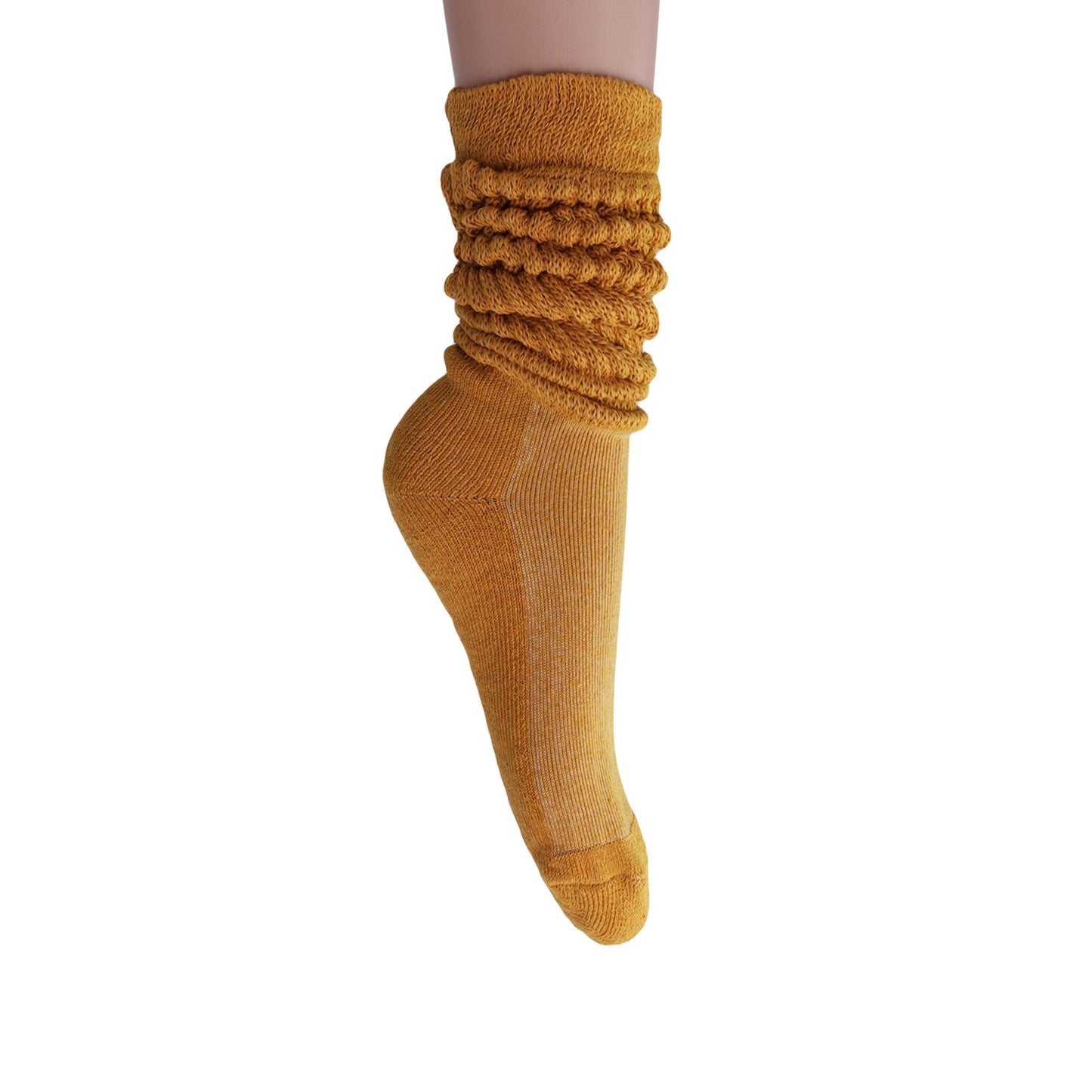 Women's Extra Long Slouch Scrunch Socks Knee High, Cotton Blend, Pack of 2, Fits Shoe Sizes 5-10, 80s Style, 28 Colors