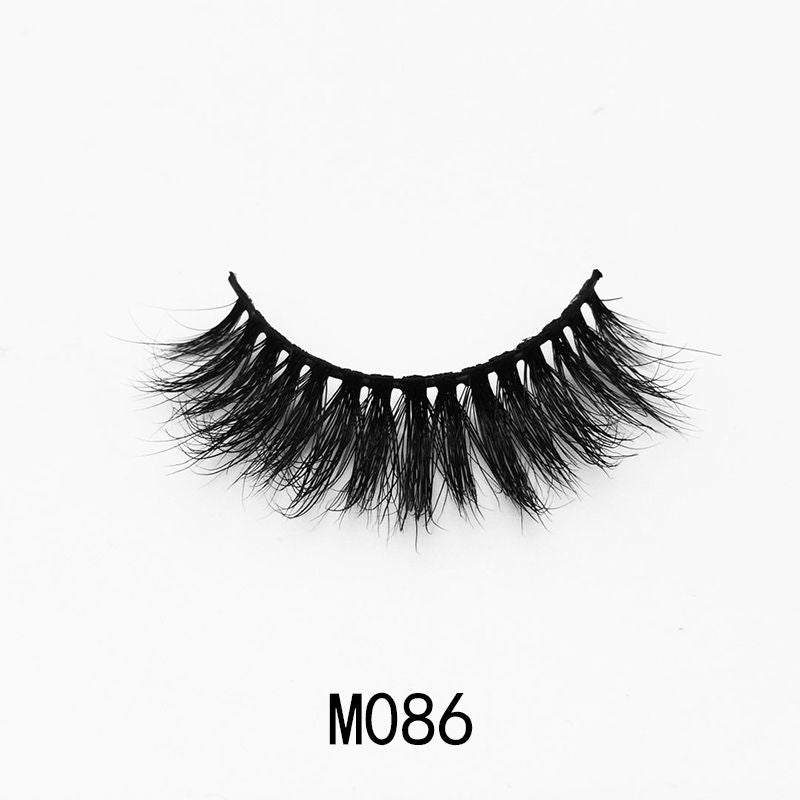 Handgemaakte Mink Wimpers Soft Curl Gevleugelde End Oog Langwerpige Valse Wimpers Dikke Kruis Natuurlijke Fake Lash Nieuwe Makeup Tools GroothandelDetails