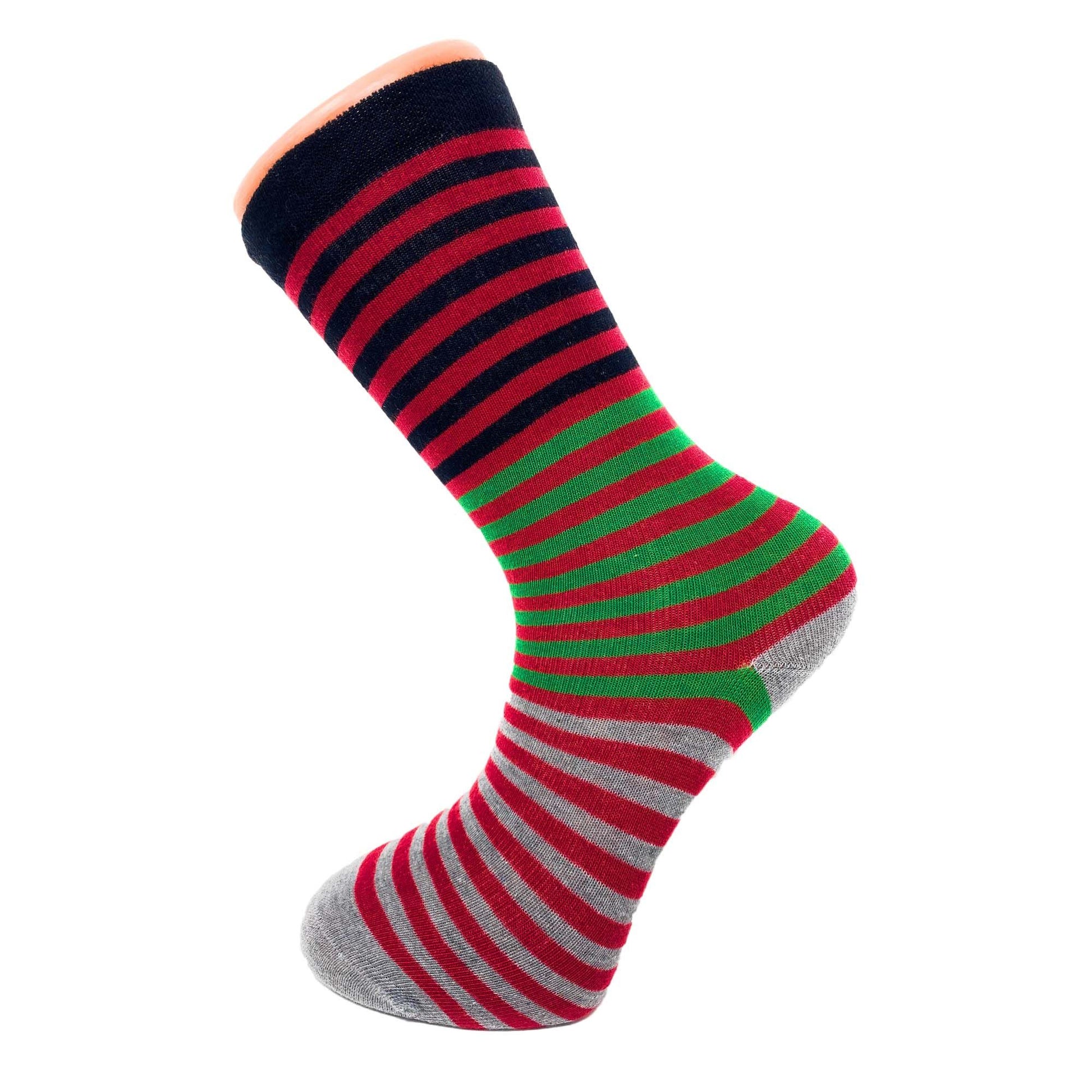 Colorful Funny Socks Novelty Crazy Cotton Crew Dress Socks 6 Pairs