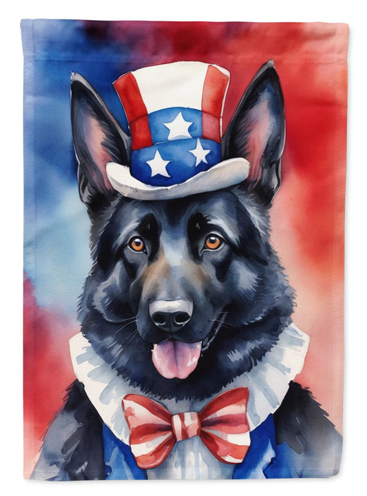 German Shepherd Patriotic American Garden Flag Mailbox Flag Decorative Yard Flag Banner Outside Patio Artwork Yard Flower Beds, Garden Size, Multicolor