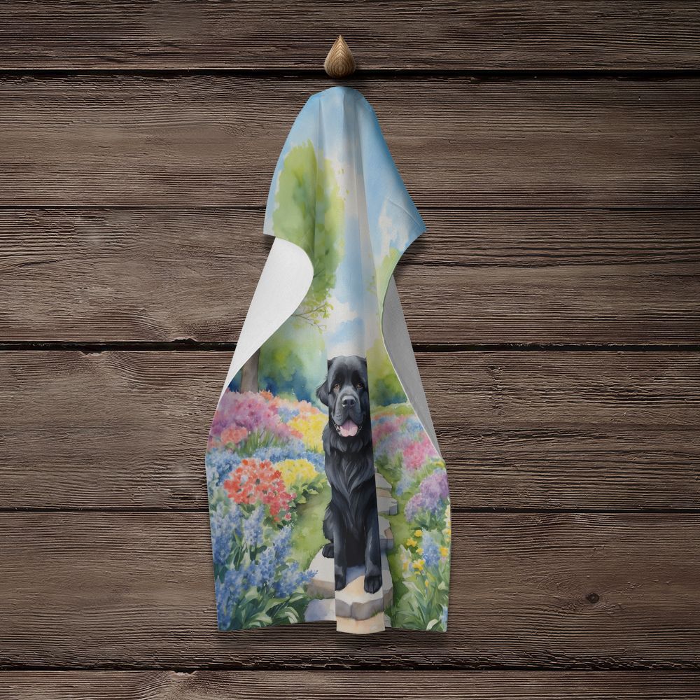 Newfoundland Spring Path Kitchen Towel Dish Cloths Guest Hand Towel Decorative Bathroom Towel for Face,Tea, Dishcloth, Kitchen and Bath