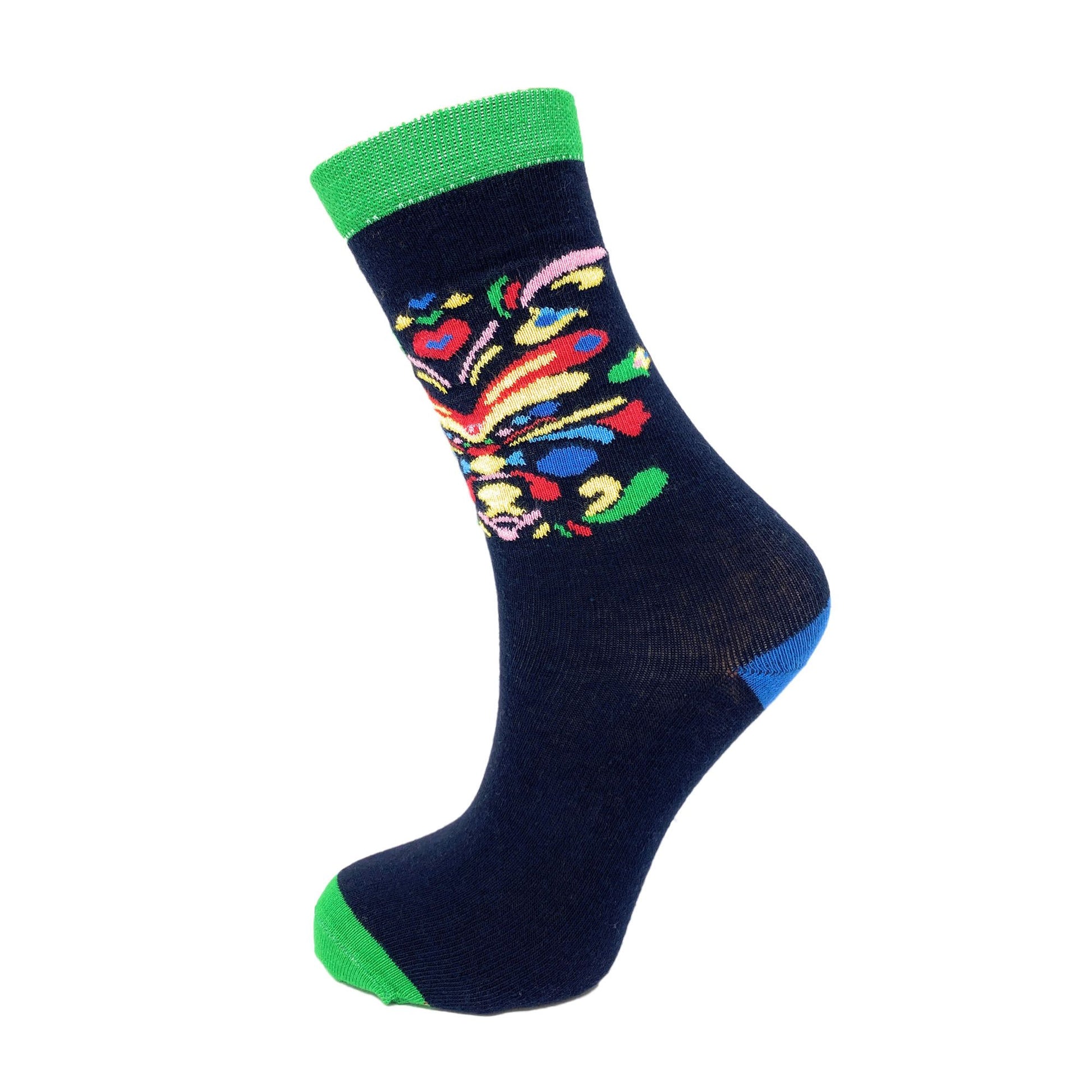Colorful Funny Socks Novelty Crazy Cotton Crew Dress Socks 6 Pairs