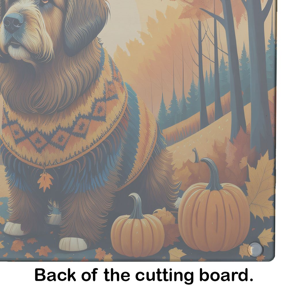 NEW Briard Fall Glass Cutting Board Decorative Tempered Glass Kitchen Cutting and Serving Board Large Size Chopping Board
