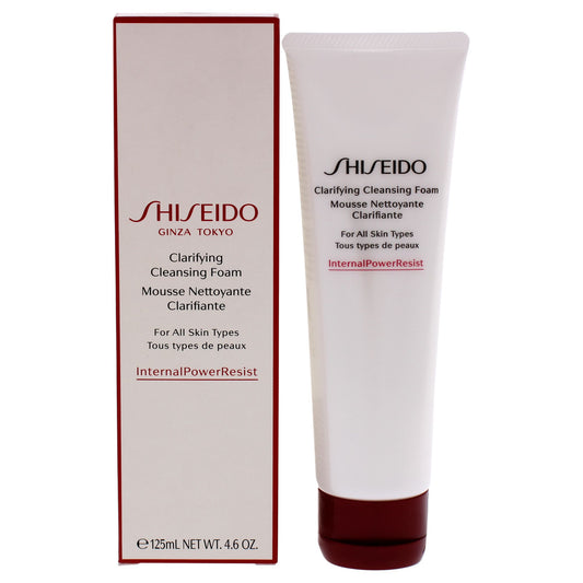 Clarifying Cleansing Foam by Shiseido for Unisex - 4.6 oz Cleanser - Clothes For Her Online Store