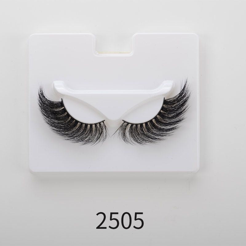 25mm Angel Winged Eyelashes Handmade Thick Theatrical Curly Fake Eyelash Black Natural Long Lash For Eyelash Extension WholesaleDetails