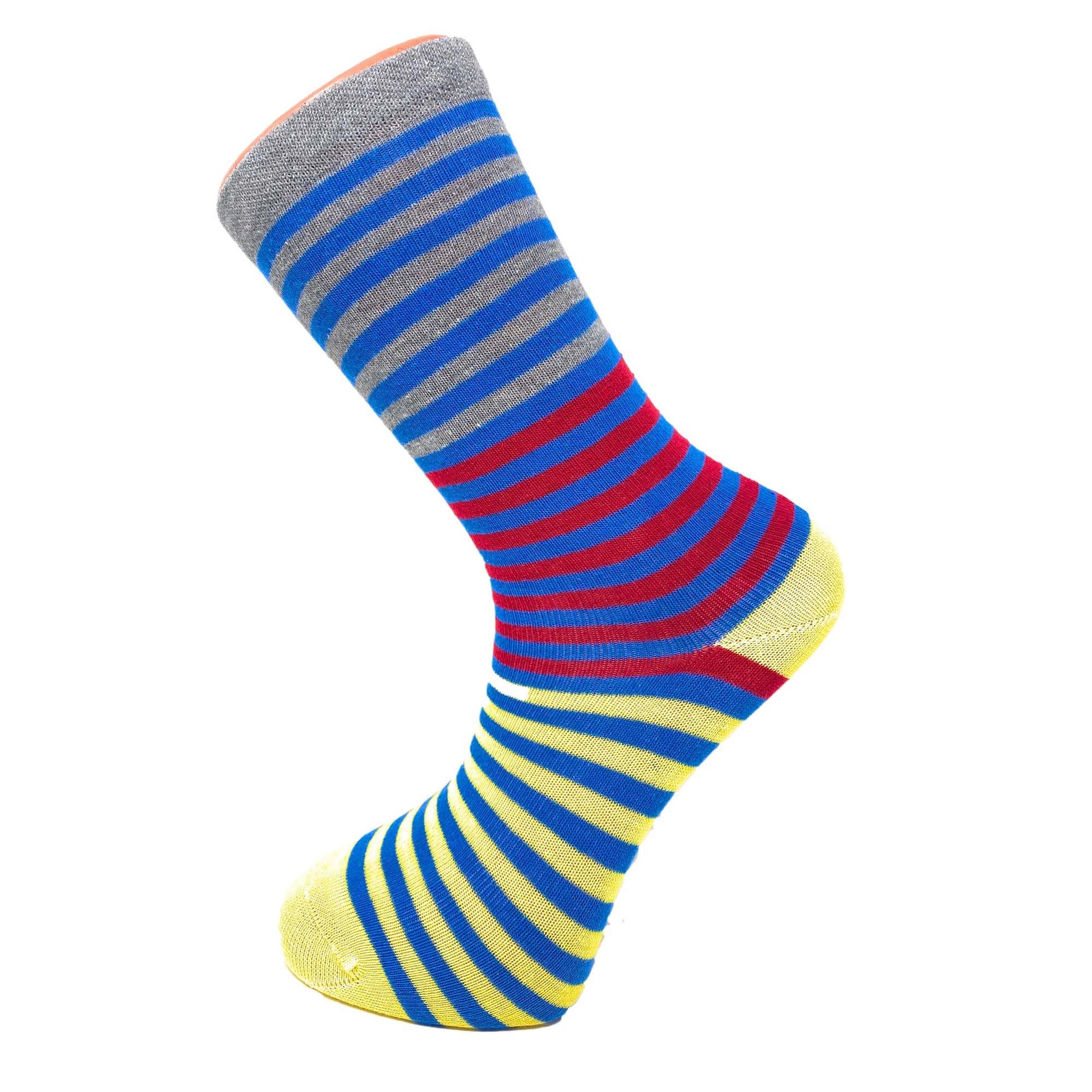Colorful Funny Socks Novelty Crazy Cotton Crew Dress Socks 6 Pairs