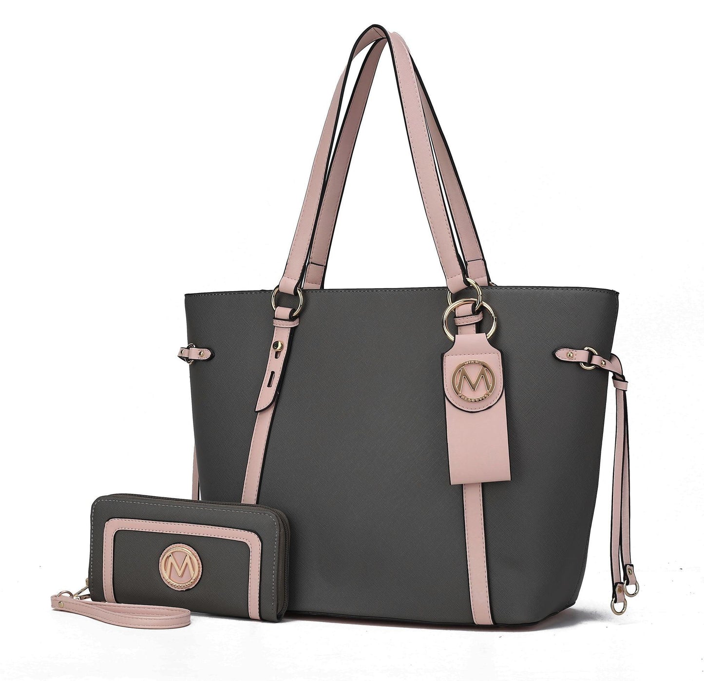 MKF Collection Kioea Tote with Wallet & Detachable Key Ring Set by Mia K