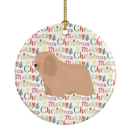 Coton de Tulear #1 Merry Christmas Ceramic Ornament Christmas Tree Hanging Decorations for Home Christmas Holiday, Party, Gift, 3 in, Multicolor