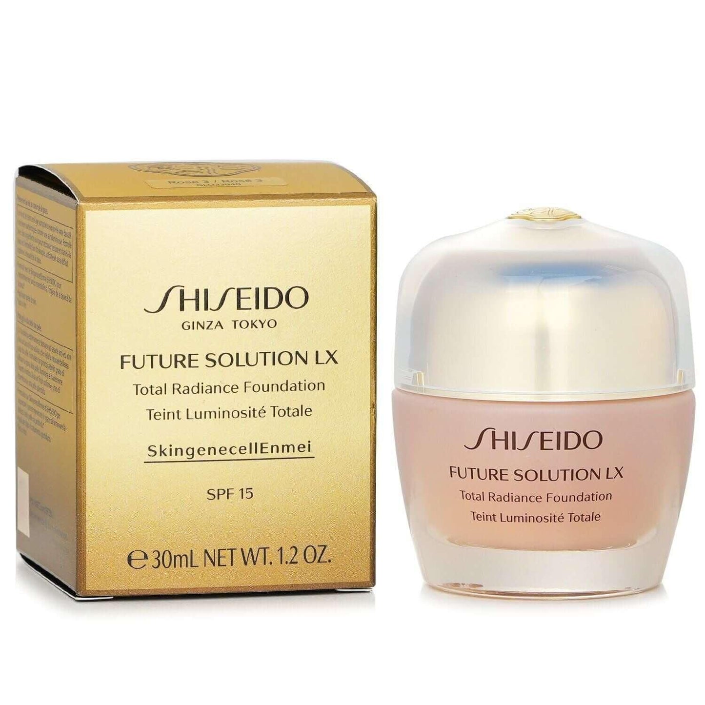 SHISEIDO - Future Solution LX Total Radiance Foundation SPF15 - # Rose 3 139404 30ml/1.2oz