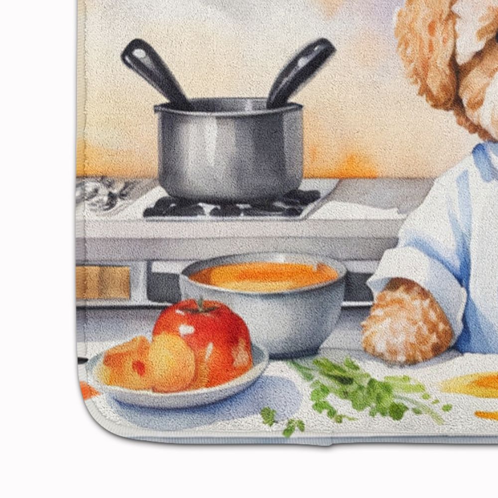 Maltipoo The Chef Memory Foam Kitchen Mat Machine Washable Anti-Fatigue Mat Cushion Comfort Bath Mat or Kitchen Rug