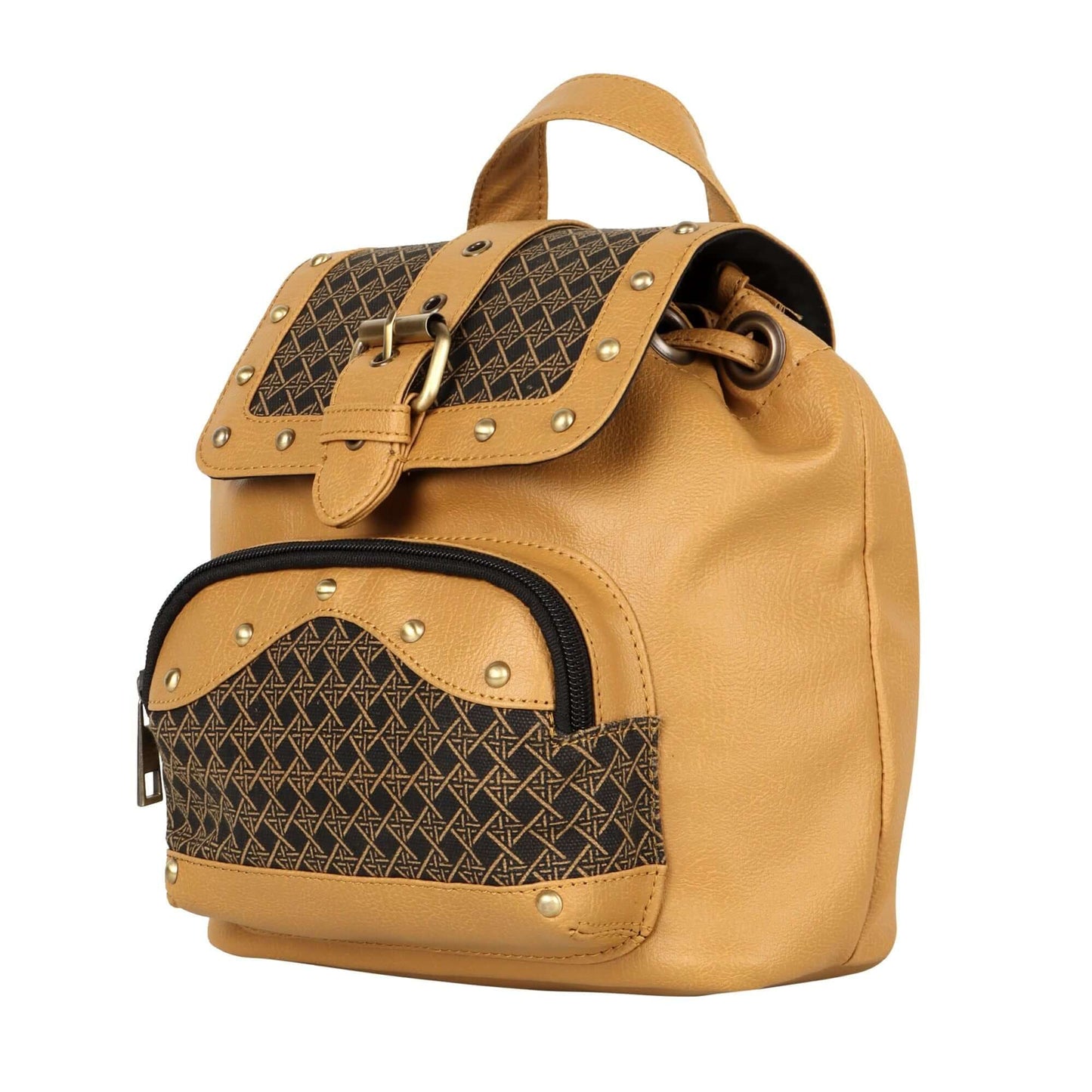 Tayla Diamond Print Mini Backpack