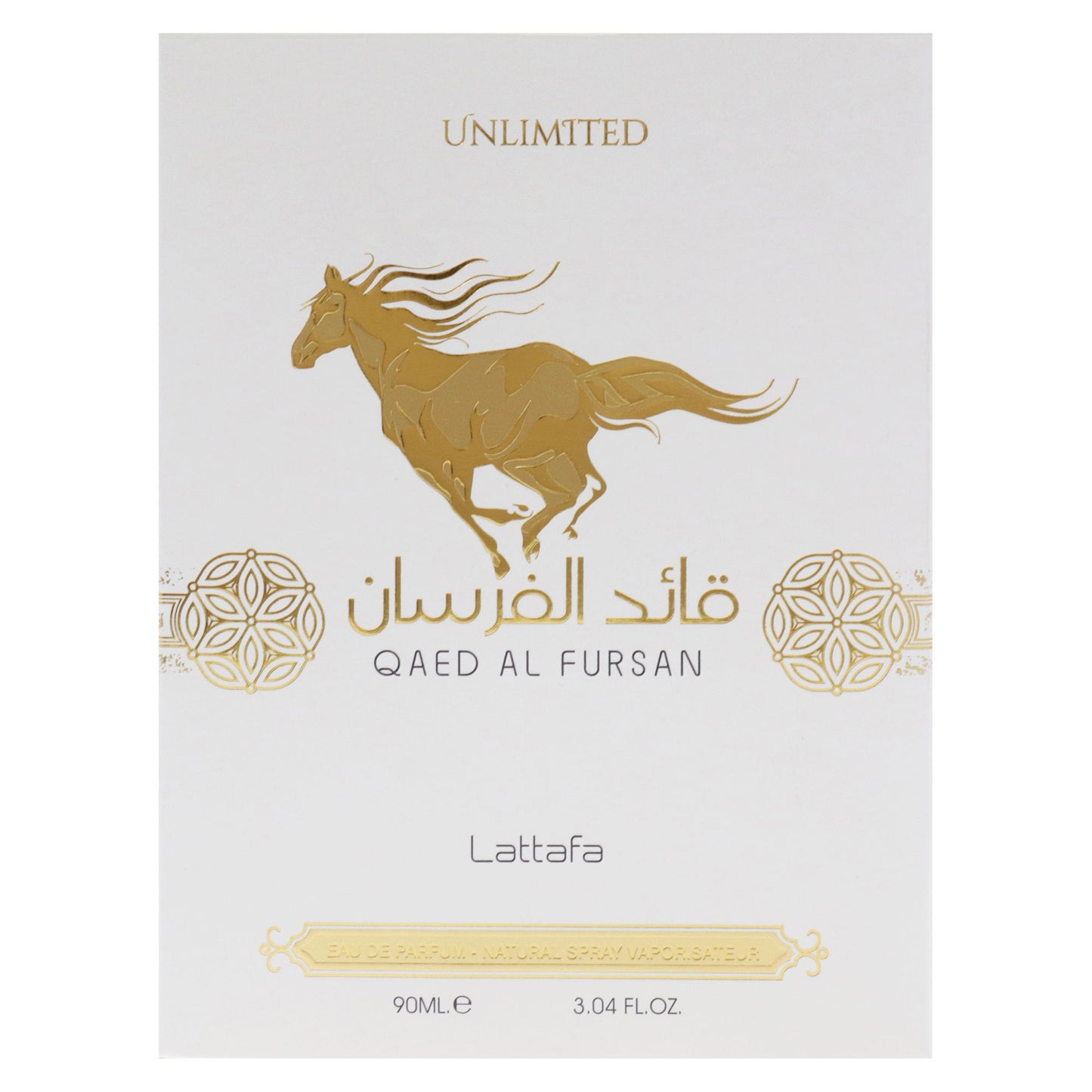 Qaed Al Fursan Unlimited by Lattafa for Men - 3.04 oz EDP Spray