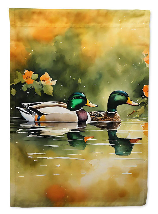 Mallard Garden Flag Mailbox Flag Decorative Yard Flag Banner Outside Patio Artwork Yard Flower Beds, Garden Size, Multicolor