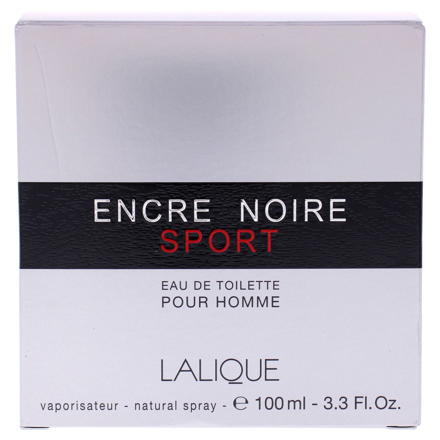 Encre Noire Sport by Lalique for Men - 3.3 oz EDT Spray