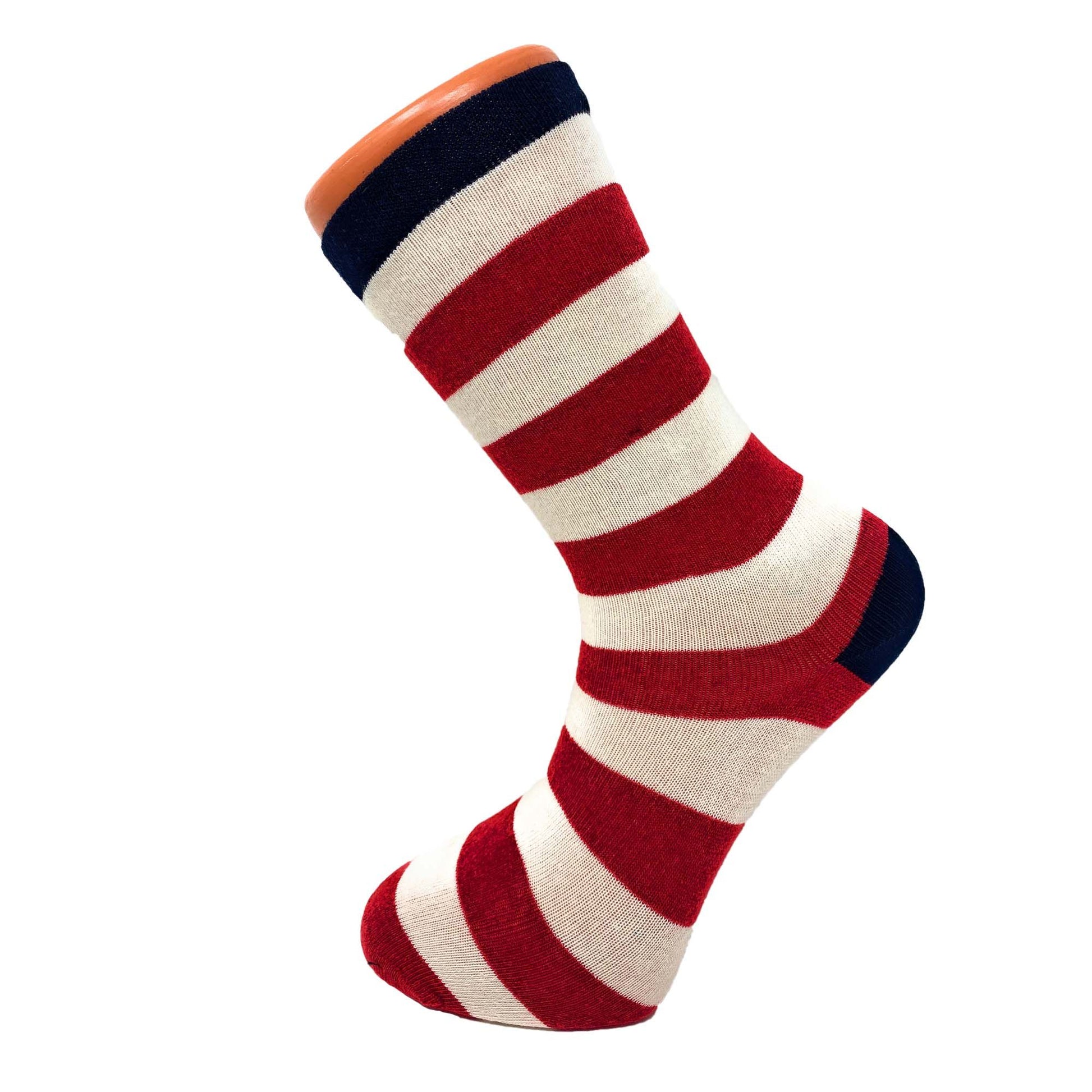 Colorful Funny Socks Novelty Crazy Cotton Crew Dress Socks 6 Pairs