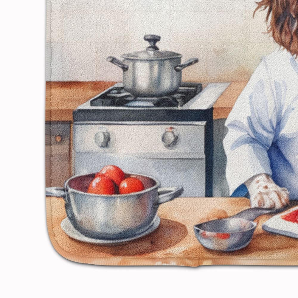 English Springer Spaniel The Chef Memory Foam Kitchen Mat Machine Washable Anti-Fatigue Mat Cushion Comfort Bath Mat or Kitchen Rug