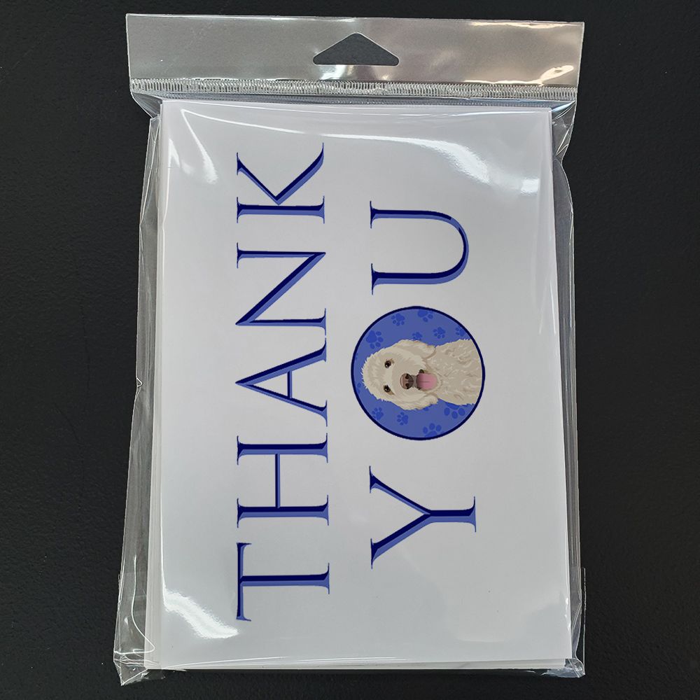 Doodle Cream #5 Thank You Greeting Cards Pack of 8 Blank Cards with Envelopes Whimsical A7 Size 5x7 Blank Note Cards